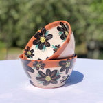 Load image into Gallery viewer, bols à fleur en poterie - Les Poteries de Sylvie céramique artisanale
