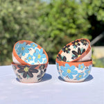 Load image into Gallery viewer, bols à fleur en poterie - Les Poteries de Sylvie céramique artisanale
