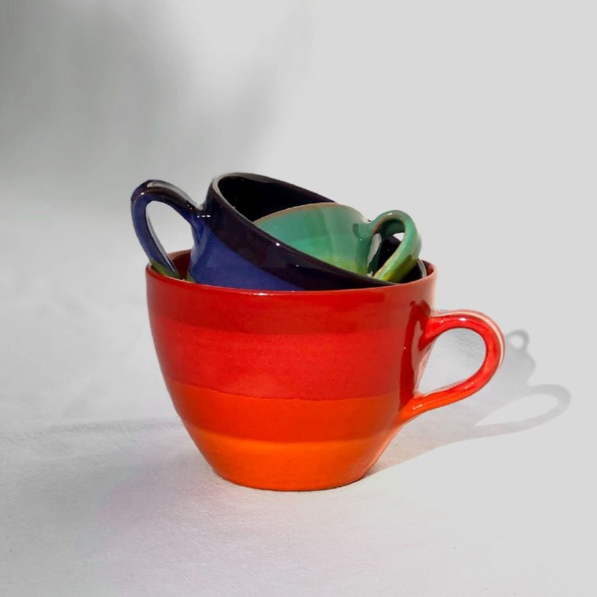 Mugs en céramique artisanale - Les Poteries de Sylvie