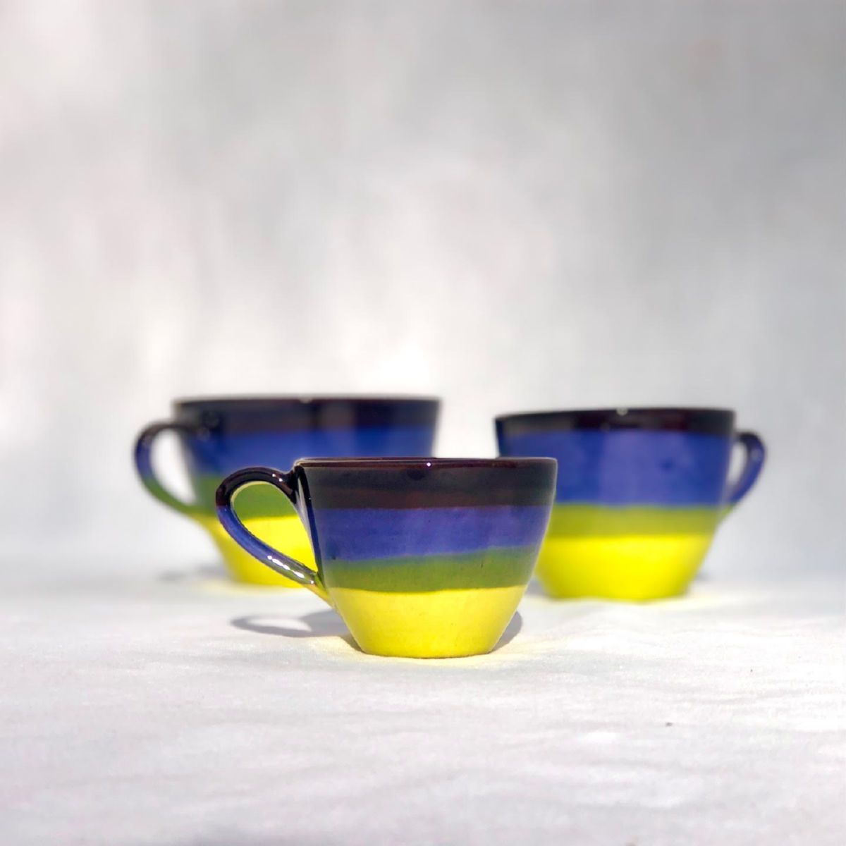 Mugs en céramique artisanale - Les Poteries de Sylvie