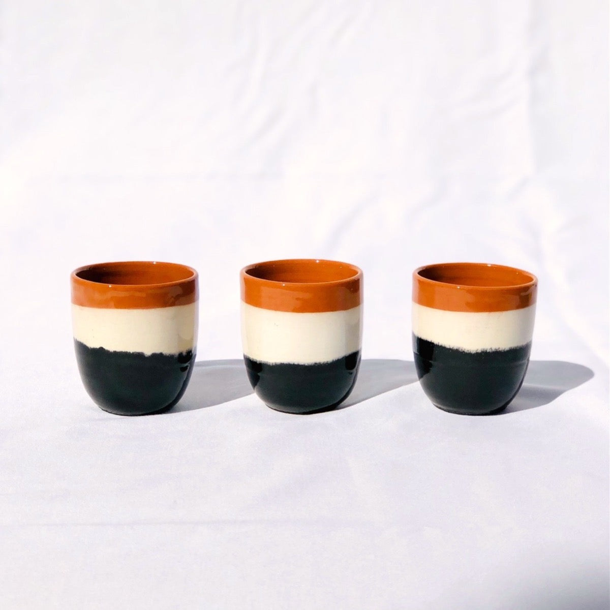verre à café en poterie - Les Poteries de Sylvie céramique artisanale
