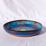 Load image into Gallery viewer, plat en poterie - pièce unique Les Poteries de Sylvie céramique artisanale

