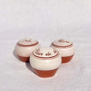salière en poterie - Les Poteries de Sylvie céramique artisanale