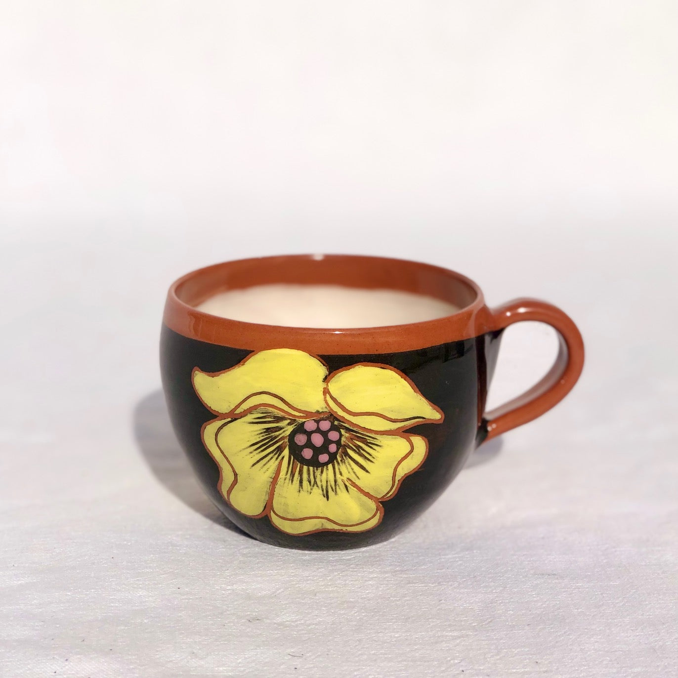 Mugs ronds à fleur