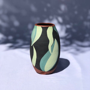 Vase en poterie - pièce unique Les Poteries de Sylvie céramique artisanale