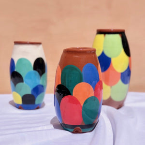 Vase en poterie - pièce unique Les Poteries de Sylvie céramique artisanale