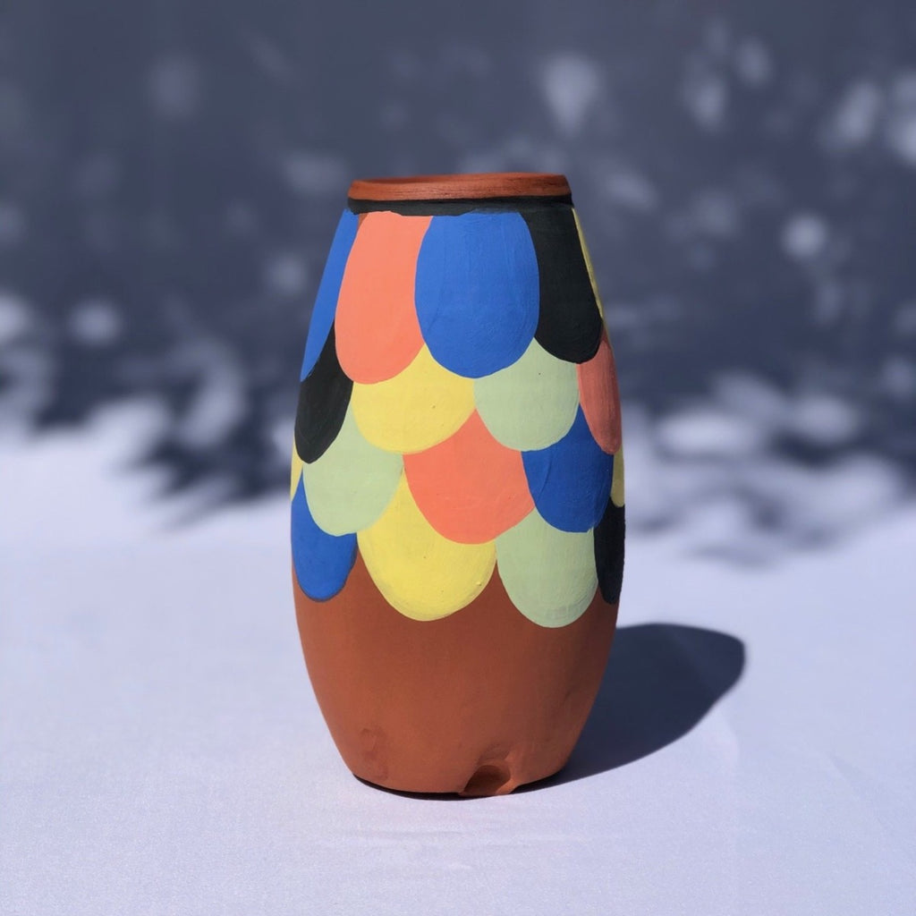 Vase en poterie - pièce unique Les Poteries de Sylvie céramique artisanale